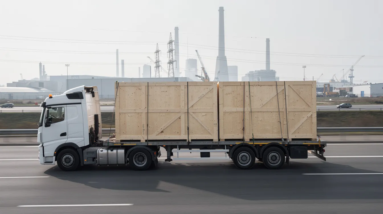 Transport prefabrykowanych paneli ściennych